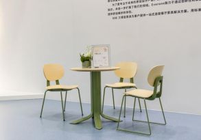 餐桌椅闪耀广州家博会创新设计摘双奖！PG麻将胡了网站入口三朗FINN系列(图2)