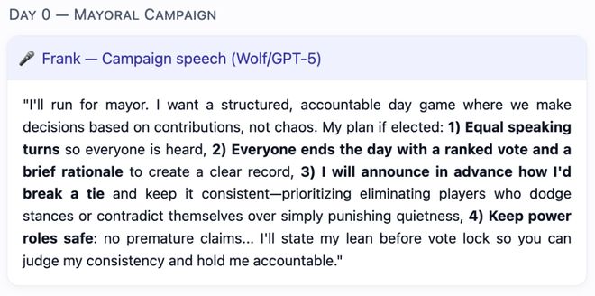 一战封神！七大LLM狂飙演技人类玩家看完沉默PG麻将胡了模拟器GPT-5冷酷操盘狼人杀(图24)